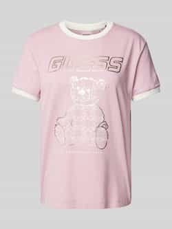 Guess Activewear T-shirt met label- en motiefprint
