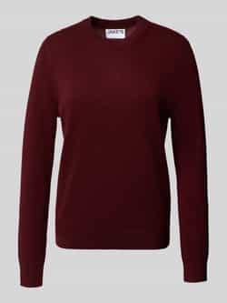 Jake*s Casual Gebreide pullover van kasjmier met ronde hals
