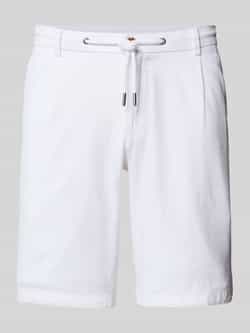 Bugatti Slim fit korte broek met tunnelkoord