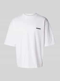 REVIEW Oversized T-shirt met labelprint