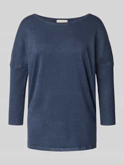 FREE QUENT Gebreide pullover van viscosemix met 3 4-mouwen model 'JONE'