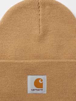 Carhartt Work In Progress Beanie met labelpatch model 'ACRYLIC WATCH HAT'