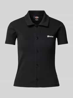 Dickies T-shirt met knoopsluiting model 'TALLASSE'