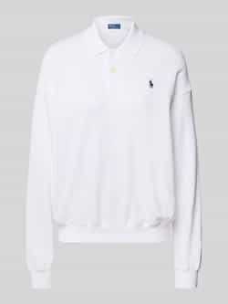 Polo Ralph Lauren Sweatshirt met polokraag en labelstitching