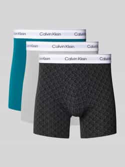 Calvin Klein Underwear Slim fit boxershort met logostitching in een set van 3 stuks model 'Brief'