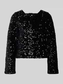 Only Regular fit shirt met lange mouwen met pailletten model 'CONFIDENCE'