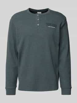 Tom Tailor Regular fit shirt met lange mouwen en katoen