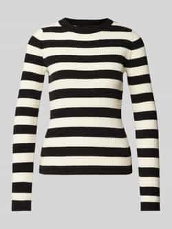 Vero Moda Slim fit gebreide pullover met streepmotief model 'CHILI'