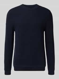 Superdry Gebreide pullover met ribboorden