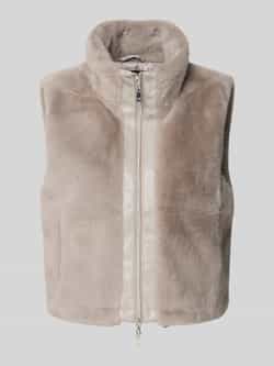 Monari Gilet met opstaande kraag