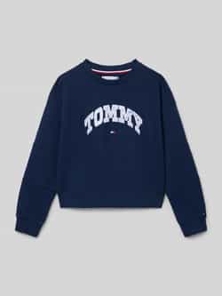 Tommy Hilfiger Teens Regular fit sweatshirt van katoenmix