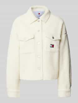 TOMMY JEANS Outdoorblouse TJW TEDDY BADGE OVERSHIRT EXT