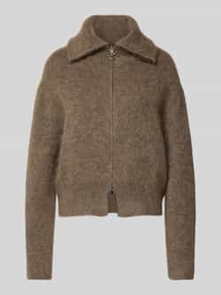 MOS MOSH Gebreid jack met ritssluiting model 'Hulda'