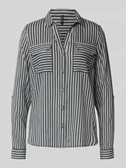 Vero Moda Regular fit overhemdblouse van pure viscose model 'BUMPY'