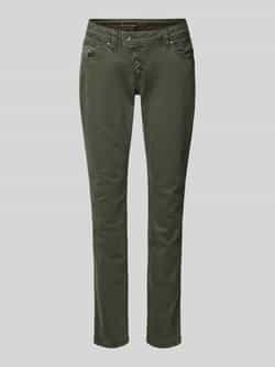 Buena Vista Slim fit jeans met asymmetrische knoopsluiting model 'Malibu'