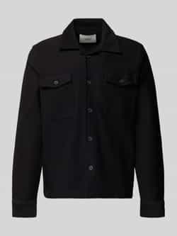 Selected Homme Regular fit overhemdjack van puur biologisch katoen model 'OLIVER'