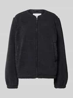 Samsøe Fleecejack met ronde hals model 'AUTUMN'