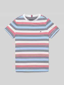 Tommy Hilfiger Teens T-shirt met streepmotief