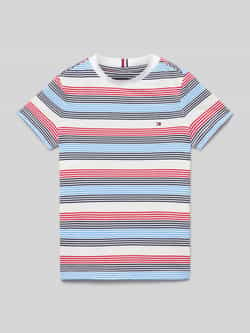 Tommy Hilfiger Kids T-shirt met streepmotief