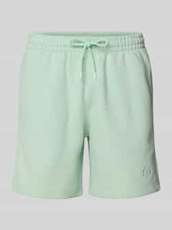 Sergio Tacchini Regular fit sweatshorts met logostitching model 'SIMBA'