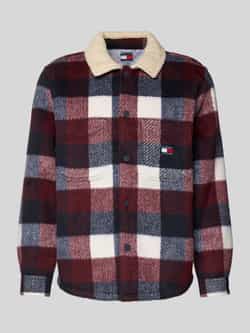 Tommy Jeans Oversized overhemdjack met teddyfleece