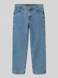JACK & JONES JUNIOR relaxed high waist regular fit jeans medium blue denim