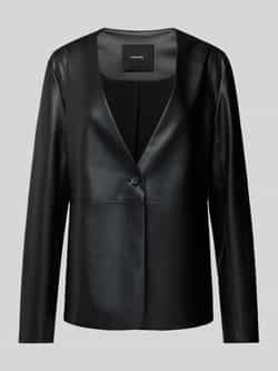 Someday Regular fit blazer in leerlook model 'Noebe'