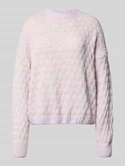 ZABAIONE Oversized gebreide pullover met ribboorden