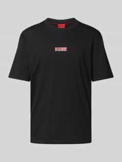 Hugo Boss Heren Diqitee T-shirt Ronde Hals Black Heren