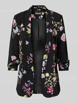 Pieces Regular fit lange blazer met sjaalkraag model 'BOSELLA'
