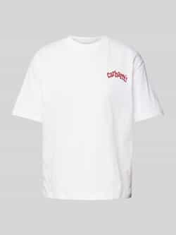 Carhartt Work In Progress Oversized T-shirt met labelprint model 'AMOUR'