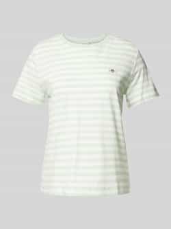 Gant T-shirt met labelstitching