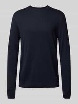 JOOP! Collection Gebreide pullover met ronde hals model 'Sergor'