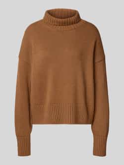 LANIUS Oversized gebreide pullover van een mix van scheerwol en katoen