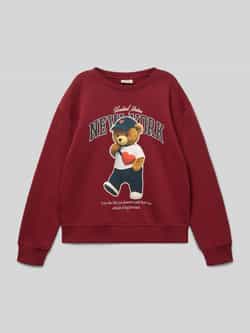 Only Regular fit sweatshirt van biologische katoenmix model 'GLINDA'