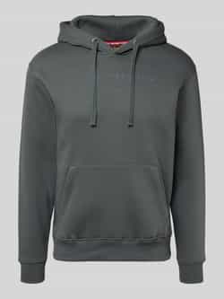 Alpha industries Hoodie met labelprint en kangoeroezak
