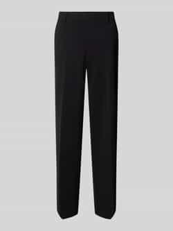 STEHMANN Straight leg stoffen broek met steekzakken model 'Fenja'
