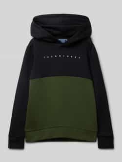 jack & jones Hoodie met labelprint model 'STAR'