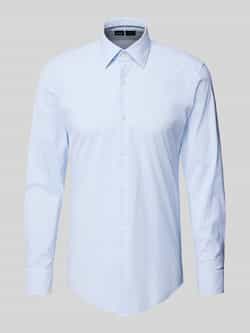 Boss Slim fit zakelijk overhemd met kentkraag model 'Hank'