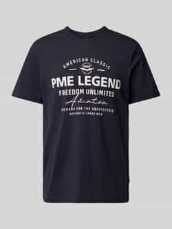 PME Legend T-shirt met labelprint
