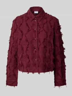 Jake*s Casual Regular fit overhemdblouse met linnen