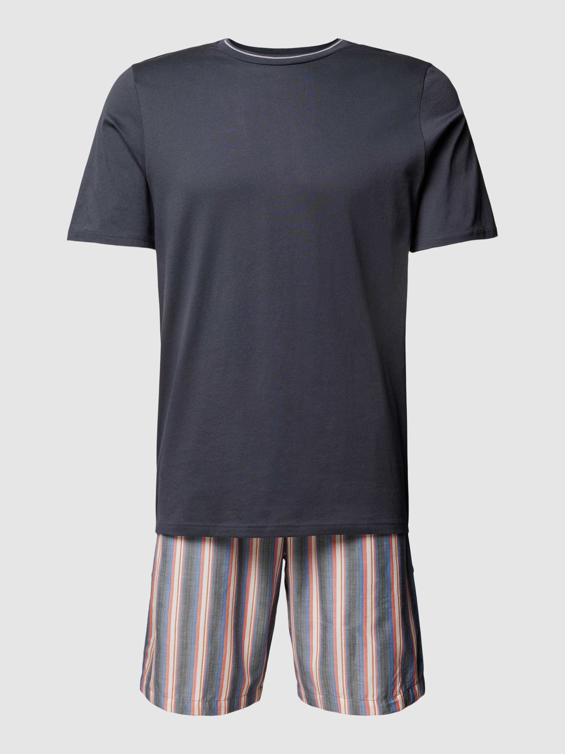 Schiesser Pyjama met moderne casual pasvorm model 'Selected Premium'