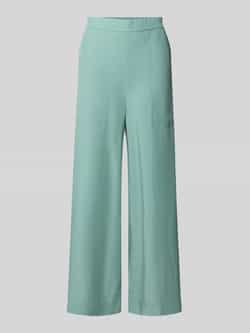Marc O'Polo Wide leg culotte van een mix van lyocell en linnen