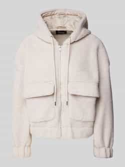 Only Regular fit jack van teddybont met klepzakken model 'TANJA'