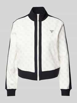 Guess Activewear Sweatjack met labelpatch