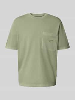 Armani Exchange Relaxed fit T-shirt van puur katoen met borstzak