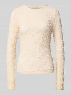 Only Slim fit shirt met lange mouwen van katoenmix model 'LOLA'