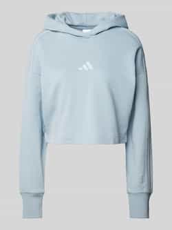 ADIDAS SPORTSWEAR Cropped hoodie met labelstitching
