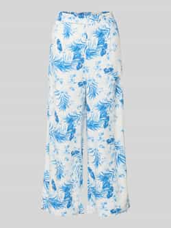 Vero Moda Loose fit wijde broek van een mix van viscose en linnen model 'MYMILO'