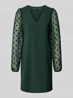 Vero Moda Soepele cocktailjurk met semi-transparante mouwen model 'ALVA'